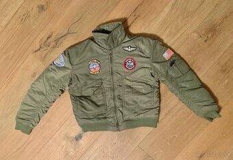 Bunda bombera, letecká bunda, velkost 146