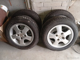 predám hliníkové disky a pneu 4x108