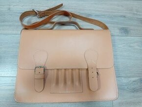 Kožená kabelka/taška na notebook - 1