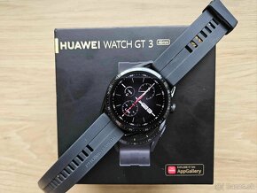 Huawei Watch GT 3 46 mm Active Black, top, zaruka