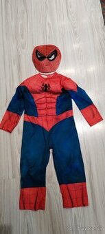 Detský kostým na karneval Spiderman na cca 3-4 roky + maska