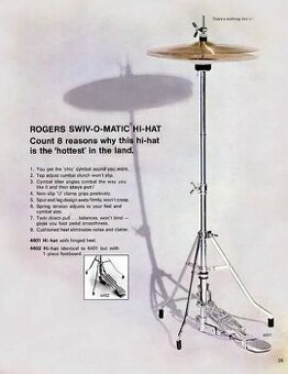 Rogers Vintage 60s Swivomatic HH Stand