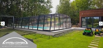 Zastrešenie bazéna, bazénu, 500 x 1280 x220 cm - System Cove