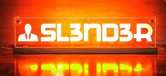 Led tabuľa s vlastným textom / logom