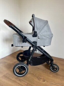 Kocik Kinderkraft Everyday 2v1 light grey+vybava