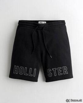 KRAŤASY HOLLISTER čierne veľ. S-M