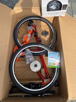 Predám nový bicykel KUBIKES 24 - červený + prilba