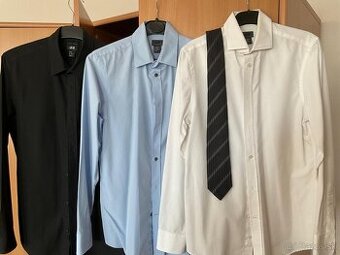 panske kosele Zara a Hugo Boss
