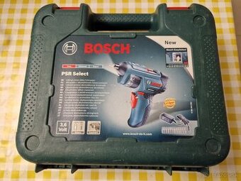 Aku skrutkovač Bosch s meničom bitov