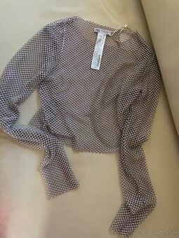 Zara sietkovy top velkost S