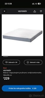 IKEA VESTERÖY MATRAC