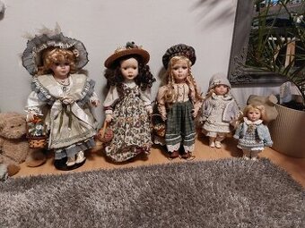 Retro porcelanove bábiky
