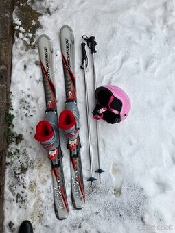 Detské lyže, set 120cm