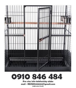 Luxusná klietka pre papagáje 🦜 – Bezpečná, Pevná, Nová