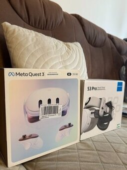 Meta Quest 3 (512 GB) + strap BOBOVR S3 Pro + príslušenstvo - 1