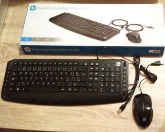Klávesnica +Myš HP Pavilion Keyboard Mouse 200 - NOVÉ