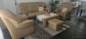 Kožená sedacia súprava