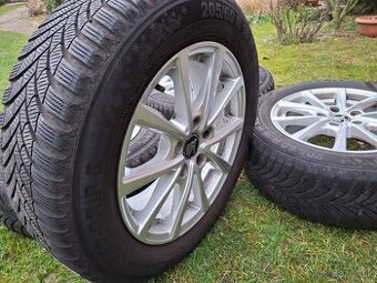 16" ALU 5x112 (Škoda a iné) + zimné 205/60 r16 7,5mm TOP