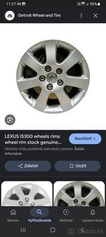 Lexus IS300 IS200  6,5J R16 ET50