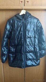 Dievčenská dlhá zimná bunda veľ. 164