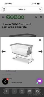 Cestovná detstká postieľka