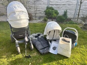 Predam kocik Quax Avenue-biely- 3 kombinacia plus fusak