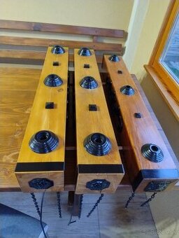 Lustre drevený hranol