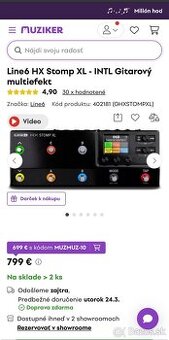 Line 6 Helix HX Stomp XL multiefekt