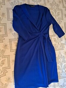 Elegantné modré šaty