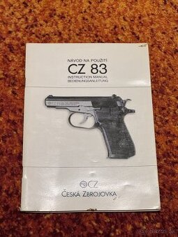 Príručky - knihy - k zbraniam - Česká zbrojovka