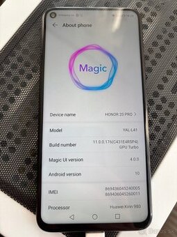 HONOR 20 Pro - 256 GB / 8 GB RAM - Fialový – bez záruky