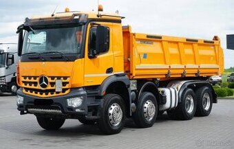 9242 - Mercedes-Benz AROCS 3246 - 8x4 – Meiller S3 + Bordmat