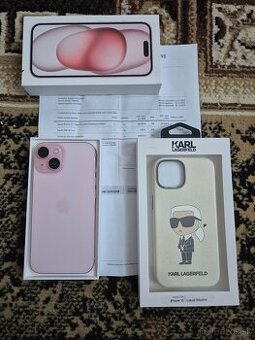 iPhone 15 128GB Pink/ v zaruke + obal