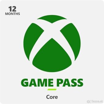 Xbox Game Pass Essentials (Core) 12 mesiacov