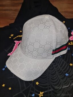 Biela gucci šiltovka čiapka white gucci cap designer luxury