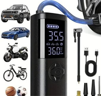 Auto kompresor nabíjací výkonný 150psi (10.34 bar)