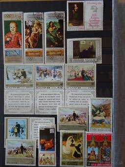 Pekná zbierka známok UMENIE 1