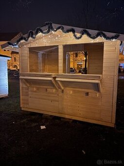 Prenájom drevených stánkov na vianočné trhy a podujatia
