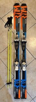 Predám lyže Völkl 140cm s palicami 105cm,75€