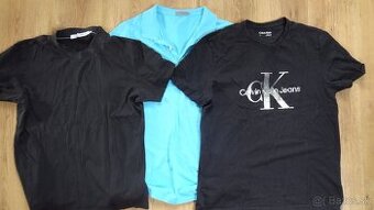 Predám 3ks tričko Calvin Klein,párkrát nosené,bez vád