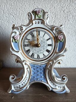 Porcelánové hodiny JOSEFÍNA