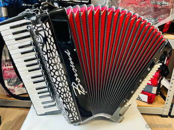 Predám profesionálny akordeón Borsini Wienna 374- 96 basový
