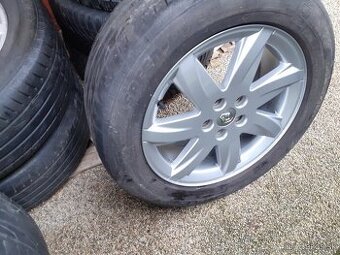 17" ALU orig. Renault 5x108 + letné 225/55 r17 do 5mm