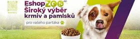 Krmivo a granule pro psy a kočky, pamlsky, doplňky, akce