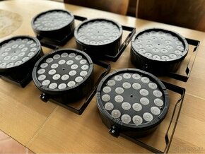 LED PAR 24x12w RGBW - dekoračné svetlá