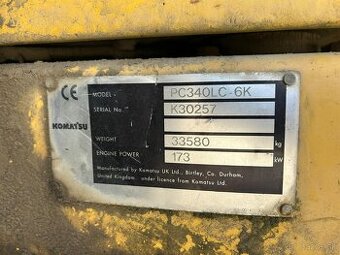 KOMATSU PC 340 LC