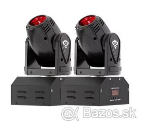 Nové rotačné LED hlavy 10w RGBW - znížená cena
