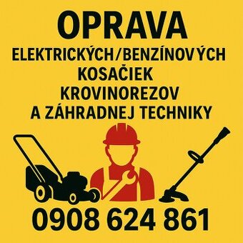 Oprava krovinorezov, kosačiek a záhradnej techniky