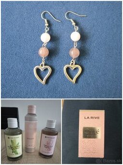 Minerálové náušnice, parfum a kozmetika Yves Rocher