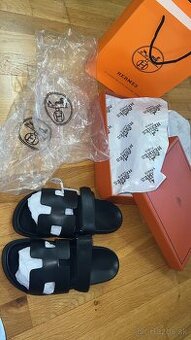 Hermes Sandal Chypre čierne